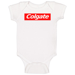 Colgate Sup Reme Inspired Baby One Piece Colgate Sup Reme Inspired Baby One Piece