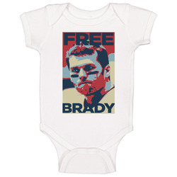 Free Brady Patriots Deflate Gate Tom Football Baby One Piece
