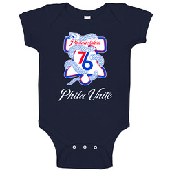 Philadelphia 76ers Playoffs Phila Unite Baby One Piece