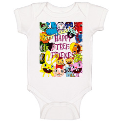 Happy Tree Friends Cartoon Classic Baby One Piece