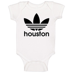 Houston Best City Adidas Logo Baby One Piece Houston Best City Adidas Logo Baby One Piece