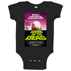 Dawn Of The Dead Cool Vintage 70's Movie Baby One Piece
