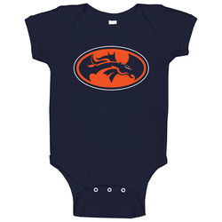 Bat Bronco Baby One Piece Bat Bronco Baby One Piece