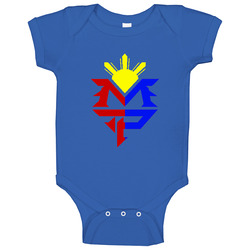 Pacquiao Pinas 2016 V.2 - Men Royal Blue Baby One Piece Pacquiao Pinas 2016 V.2 - Men Royal Blue Baby One Piece