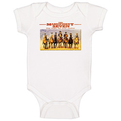 The Magnificent Seven Retro Movie Western Baby One Piece