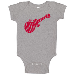 The Monkees Rock 50s, 60s, Daisy Yellow No Pretreatment Baby One Piece The Monkees Rock 50s, 60s, Daisy Yellow No Pretreatment Baby One Piece