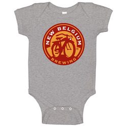 New Belgium Brewing Co Logo Beer Baby One Piece New Belgium Brewing Co Logo Beer Baby One Piece