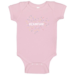 Rebecca Ramolo #zamfam Pink Trending Popular Youtube Personality Baby One Piece