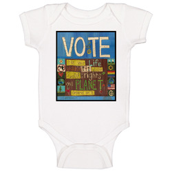 Vote Classic T Baby One Piece Vote Classic T Baby One Piece