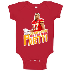 Travis Kelce Fight For Your Right To Party Baby One Piece Travis Kelce Fight For Your Right To Party Baby One Piece