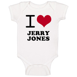 Jerry Jones I Love Heart Dallas Texas Sports Football Baby One Piece Jerry Jones I Love Heart Dallas Texas Sports Football Baby One Piece