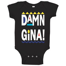Damn Gina! - Martin Lawrence - Martin Tv Show Fan Tee Baby One Piece Damn Gina! - Martin Lawrence - Martin Tv Show Fan Tee Baby One Piece