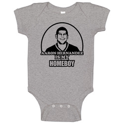 Aaron Hernandez Is My Homeboy Baby One Piece Aaron Hernandez Is My Homeboy Baby One Piece