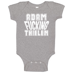 Fcking Adam Thielen Minnesota Football Team Favorite Player Fan Baby One Piece Fcking Adam Thielen Minnesota Football Team Favorite Player Fan Baby One Piece