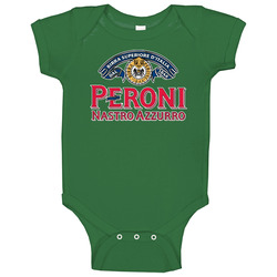 Peroni Nastro Azzurro Italian Beer Baby One Piece Peroni Nastro Azzurro Italian Beer Baby One Piece