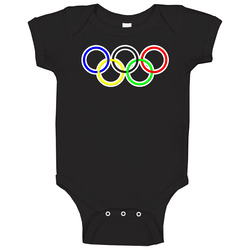 Olympic Rings Baby One Piece Olympic Rings Baby One Piece