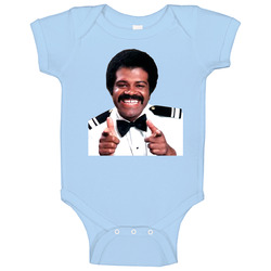 Isaac The Love Boat Tv Show Funny Light Blue Baby One Piece Isaac The Love Boat Tv Show Funny Light Blue Baby One Piece