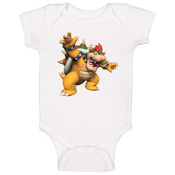 Bowser Super Mario Video Game Baby One Piece Bowser Super Mario Video Game Baby One Piece