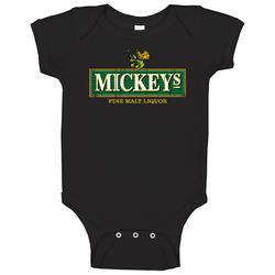 Mickeys Logo Popular Alcohol Liquor Malt Drink Fan Gift Baby One Piece Mickeys Logo Popular Alcohol Liquor Malt Drink Fan Gift Baby One Piece