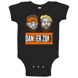 Danger Zone Odell Beckham Baker Mayfield Cleveland Browns Football Baby One Piece Danger Zone Odell Beckham Baker Mayfield Cleveland Browns Football Baby One Piece