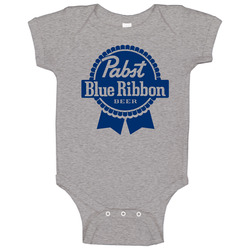 Pabst Blue Ribbon Beer Irish Baby One Piece Pabst Blue Ribbon Beer Irish Baby One Piece
