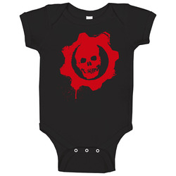 Cool Gears Of War Skull Video Game Baby One Piece Cool Gears Of War Skull Video Game Baby One Piece