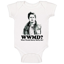 What Would Marty Mcfly Do Back To The Future Baby One Piece What Would Marty Mcfly Do Back To The Future Baby One Piece