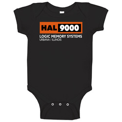 2001 A Space Odyssey Hal 9000 Baby One Piece 2001 A Space Odyssey Hal 9000 Baby One Piece