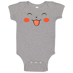 Pokemon Pikachu Happy Face Baby One Piece