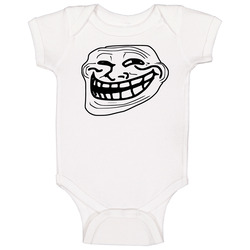 Trollface Coolface Problem Smilie 4chan Baby One Piece Trollface Coolface Problem Smilie 4chan Baby One Piece