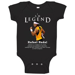 Rafael Nadal Legend Tennis Baby One Piece Rafael Nadal Legend Tennis Baby One Piece