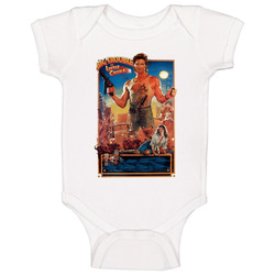 Big Trouble In Little China Kurt Russel Retro 80s Baby One Piece Big Trouble In Little China Kurt Russel Retro 80s Baby One Piece