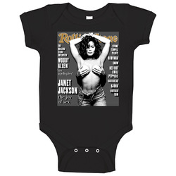 Janet Rollingstone Cover Baby One Piece Janet Rollingstone Cover Baby One Piece
