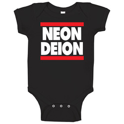 Neon Deion Sanders Primetime Atlanta Sf Baby One Piece Neon Deion Sanders Primetime Atlanta Sf Baby One Piece