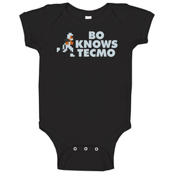 Bo Jackson Tecmo Bowl Baby One Piece Bo Jackson Tecmo Bowl Baby One Piece