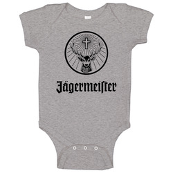 Jagermeister Alcohol Logo Baby One Piece Jagermeister Alcohol Logo Baby One Piece