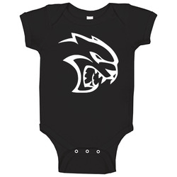 Dodge Hellcat Trending Logo Car T Shirts.png Baby One Piece Dodge Hellcat Trending Logo Car T Shirts.png Baby One Piece
