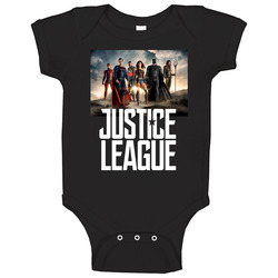 Justice League Movie Superhero Comic Cult Classic Baby One Piece Justice League Movie Superhero Comic Cult Classic Baby One Piece