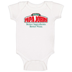 Papa Johns Logo Popular Pizza Store Restaurant Food Fan Gift Baby One Piece Papa Johns Logo Popular Pizza Store Restaurant Food Fan Gift Baby One Piece