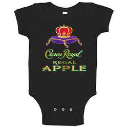 New Crown Royal Regal Apple Baby One Piece New Crown Royal Regal Apple Baby One Piece