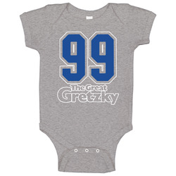Wayne Gretzky 99 Greatest Baby One Piece Wayne Gretzky 99 Greatest Baby One Piece
