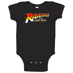 Raiders Of The Lost Ark Indiana Jones Logo The Goldbergs Retro Tv Show Character Fan Baby One Piece Raiders Of The Lost Ark Indiana Jones Logo The Goldbergs Retro Tv Show Character Fan Baby One Piece