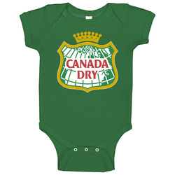 Canada Dry Gingerale Pop Soda Baby One Piece Canada Dry Gingerale Pop Soda Baby One Piece