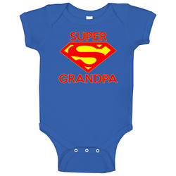 Super Grandpa Baby One Piece