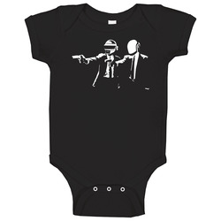 Daft Punk Meets Pulp Fiction Baby One Piece Daft Punk Meets Pulp Fiction Baby One Piece
