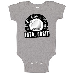 Orbit2-charcoaltsg Baby One Piece