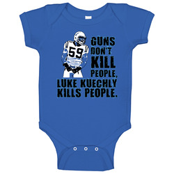 Luke Kuechly Carolina Football Boston Linebacker Defence Baby One Piece Luke Kuechly Carolina Football Boston Linebacker Defence Baby One Piece