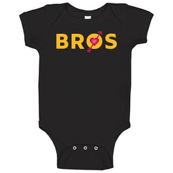 Bros Movie Logo Baby One Piece Bros Movie Logo Baby One Piece