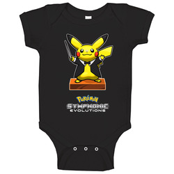 New Symphonic Evolution Pokemon Tee Baby One Piece New Symphonic Evolution Pokemon Tee Baby One Piece