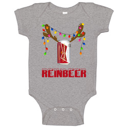 Budweiser Reinbeer Funny Beer Lager Fan Christmas Baby One Piece Budweiser Reinbeer Funny Beer Lager Fan Christmas Baby One Piece